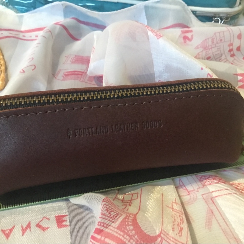 Like New Portland Leather Company Pencil/Pen Bag